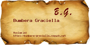 Bumbera Graciella névjegykártya